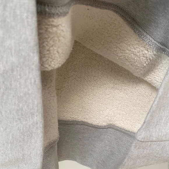 Agolde Anika Gray Geometric Folded Shoulder Pullover Sweatshirt USA Size S - Picture 7 of 10